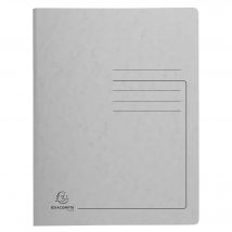 Chemise De Classement À Ressort Carte Lustrée 355gm2 - A4 - Gris - X 25 - Exacompta