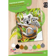 Tableau Peinture Au Numéro Débutant Koalas - Oz International
