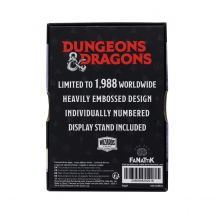Dungeons & Dragons - Lingot 35th Anniversary Legend Of Drizzt Limited Edition - FANATIKK