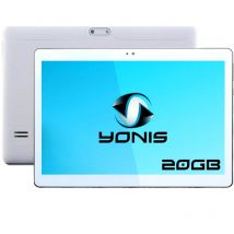 Tablette Tactile Android 10 Pouces 3g Dual Sim Quad Core Wifi Bt 20go Blanc Yonis - Yonis