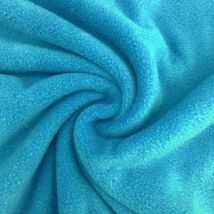 Tissu Polaire Uni Turquoise - Craftine