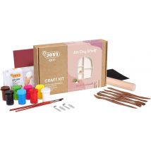 Kit Diy Étagère En Argile – Jovi Air Dry Shelf | Loisir Créatif Enfant & Adulte – Pâte Autodurcissante + Peintures & Outils