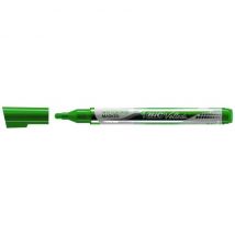 Lot De 12 Feutres Tableau Blanc Effaçable Liquid Ink Pocket Pointe Ogive Moyenne Vert Velleda - Bic Velleda