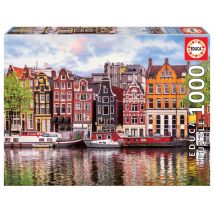 Puzzle 1000 Pcs - Maisons Dansantes Amsterdam - Educa Borras