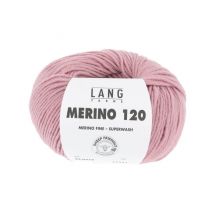 Pelote De Laine À Tricoter Merino 120 - Lang Yarns Rose (219) - LangYarns