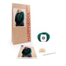 Kit Crochet Gilet Femme Pénélope Vert Emeraude 42/44 - Pingouin