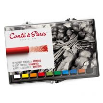 Boîte De 10 Pastels Tendres - Conté A Paris - Conte à Paris