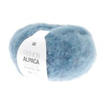 Fil De Laine À Tricoter Fashion Alpaca Superfine Heavens Uni - Rico Design 06 Bleu Aqua