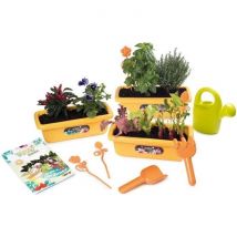 Silence Ça Pousse Set De Jardinieres + Accessoires - Fabrication Française - Smoby