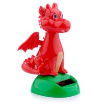 Figurine - Dragon Gallois - Décoration - Pour Le Bureau - Fonctionne À L'Énergie Solaire - Puckator