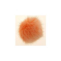 Pompons Fausse Fourrure - 7cm De Diamètre - Unic 152 Rose