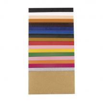 Feuille De Cire, 18 Couleurs Assorties, 10x5 Cm - Rayher