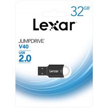 Clé Usb 32go Jumpdrive V40 Lexar 2.0 Noire