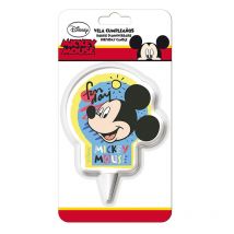 Bougie Silhouette Mickey (9 Cm) - Dekora