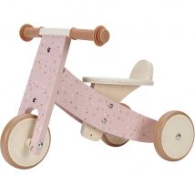 Tricycle En Bois Rose - Little Dutch