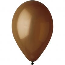 10 Ballons Marron Mat Ø30cm - Annikids