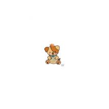 Ecussons Thermocollant Animaux Trop Mignons 4,5 X 3 Cm - Mediac 02 Marron Chiot