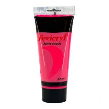 Peinture Acrylique En Tube Rose Fluo 200ml - Amt