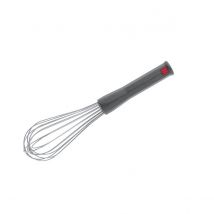 Fouet Professionnel Inox - Manche Étanche Antidérapant - 25 Cm - Gobel