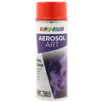 Bombe De Peinture - Vermillon - Ral 2002 - Brillant - Tous Supports - Aérosol Art - Dupli-color