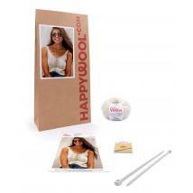 Kit Tricot Top Femme Florence Ecru 38/40 - Phildar