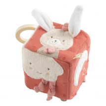 Cube D'Activités Bébé En Coton Bio - Sauthon