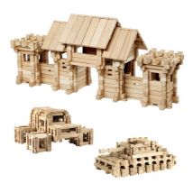 Jeu De Construction En Bois Gateway 296 Pièces Igroteco