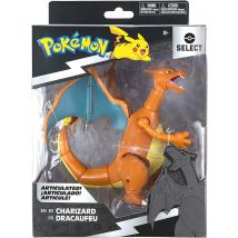 Pokemon Figure Dracaufeu Articule 15 Cm - Figurine Action Deluxe - Collection Select 25 Ans
