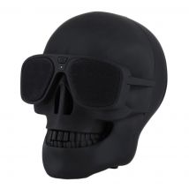 Enceinte Bluetooth Skull Design Son Hd Pour Smartphones Compatibilité Universelle Noir Yonis - Yonis