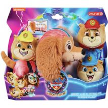 La Super Pat Patrouille Le Film : Chienne Liberty Qui S'Étire Et La Pat Patrouille Junior - Peluche Licence Paw Patrol - Spin Master - 20143564 - Pat 