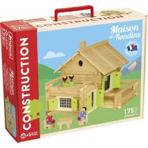 Maison En Rondins 175 Pièces - Jeujura - 8049 - Jeu Construction En Bois - Jeujura