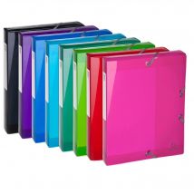 Boite De Classement En Polypropylène Dos 40mm Iderama Pp - A4 - Couleurs Assorties - X 8 - Exacompta