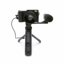 Agfa Photo Kit Vlogging : Caméra Vlg-4k Avec Objectif Grand Angle, Trépied Powerbank, Télécommande Et Microphone - Immortalisez Chaque Moment Avec Une