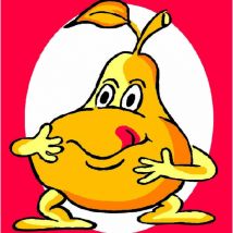 Kit Canevas Soudan Blanc Poire 20x20cm - LUC