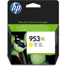 953xl Cartouche D'Encre Jaune Grande Capacité Authentique (f6u18ae) Pour Officejet Pro 8710/8715/8720 - HP