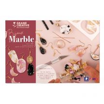 Coffret Bijoux Effet Marbre - Fimo