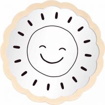 Miroir En Bois Soleil - 18 Cm - Artemio