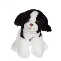 Peluche - Peluche Dogz & Kats Sonores 18 Cm - Chien Noir Et Blanc - Gipsy Toys