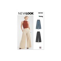 Patron New Look 6769 - Pantalons Du 38 Au 50 Fr Taille N°fr 38-50 - NewLook