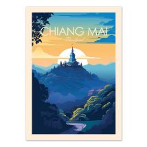 Affiche 50 X 70 Cm - Chiang Mai - Studio Inception - Wall Editions