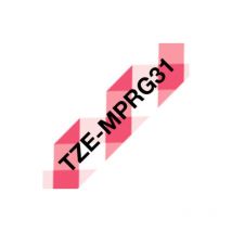 Tape Lamined White Red 12 M - P-touch - Brother