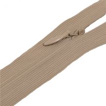 Fermeture Invisible Non Séparable Ajustable - Beige Pierre - Mediac