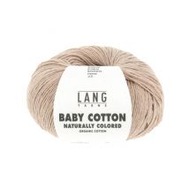 Pelote À Tricoter Baby Cotton Naturally Colored – Lang Yarns 07 Marron