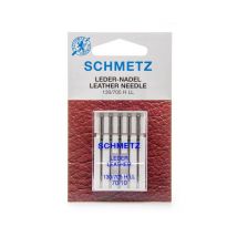 Aiguilles Universelles Cuir - Dimension 70/10 - 130/705h - 5 Pces - Schmetz Rouge - Schmetz