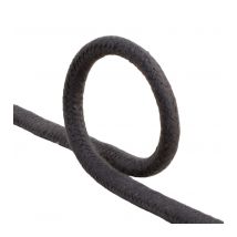 Cordon Tressé Gris Noir 10mm Au Mètre - My mercerie