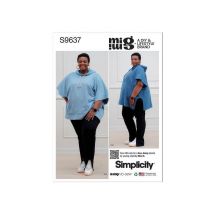 Patron Simplicity 9637 - Sweat Et Legging Taille N°fr 58-66