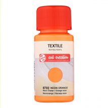 Peinture Pour Textile - Orange Néon - Talens Art Creation - 50ml - Royal Talens