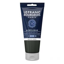 Peinture Acrylique - Noir De Mars - 271 - Fine - Lefranc Bourgeois - Tube 80ml