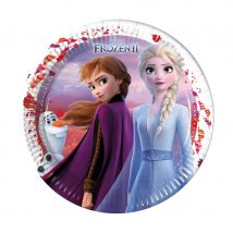 8 Assiettes - La Reine Des Neiges 2 - Annikids