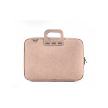 Mallette Bombata Denim 15'' - Rose Pale